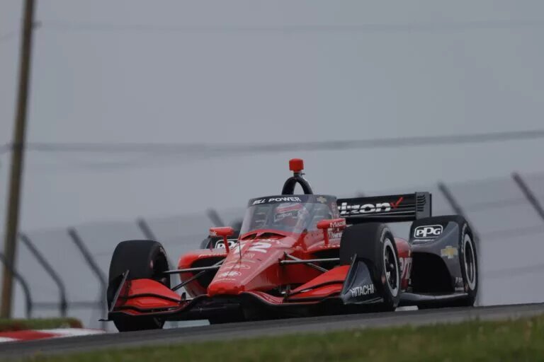 Will Power during Practice 2 for the Honda Indy 200 at Mid-Ohio Sports Car Course. (Joe Skibinski/Penske Entertainment)