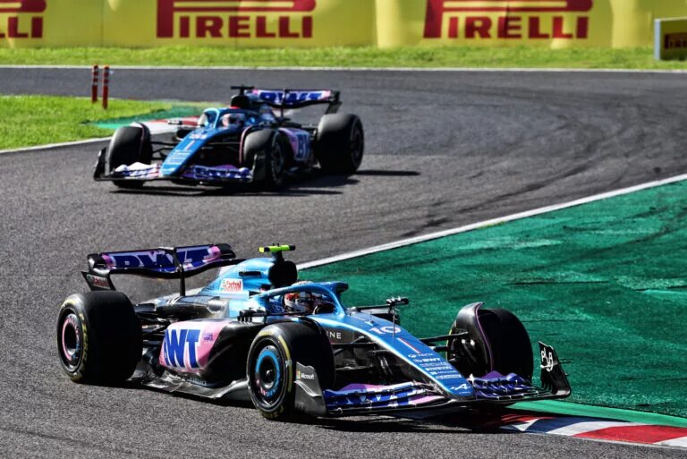 Pierre Gasly & Esteban Ocon for Alpine at the Formula 1 Japanese Grand Prix, 2023