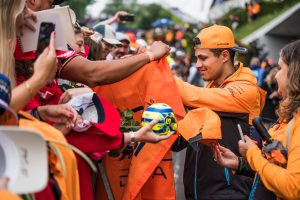 Lando Norris seen during the 10th Stop of the FIA Formula One World Championship at the Red Bull Ring in Spielberg, Austria on July 2, 2023 // Philip Platzer / Red Bull Ring // SI202307020611 // Usage for editorial use only //