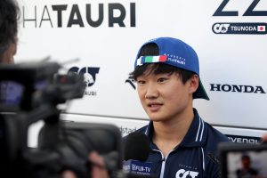 Yuki Tsunoda at the Italian Grand Prix