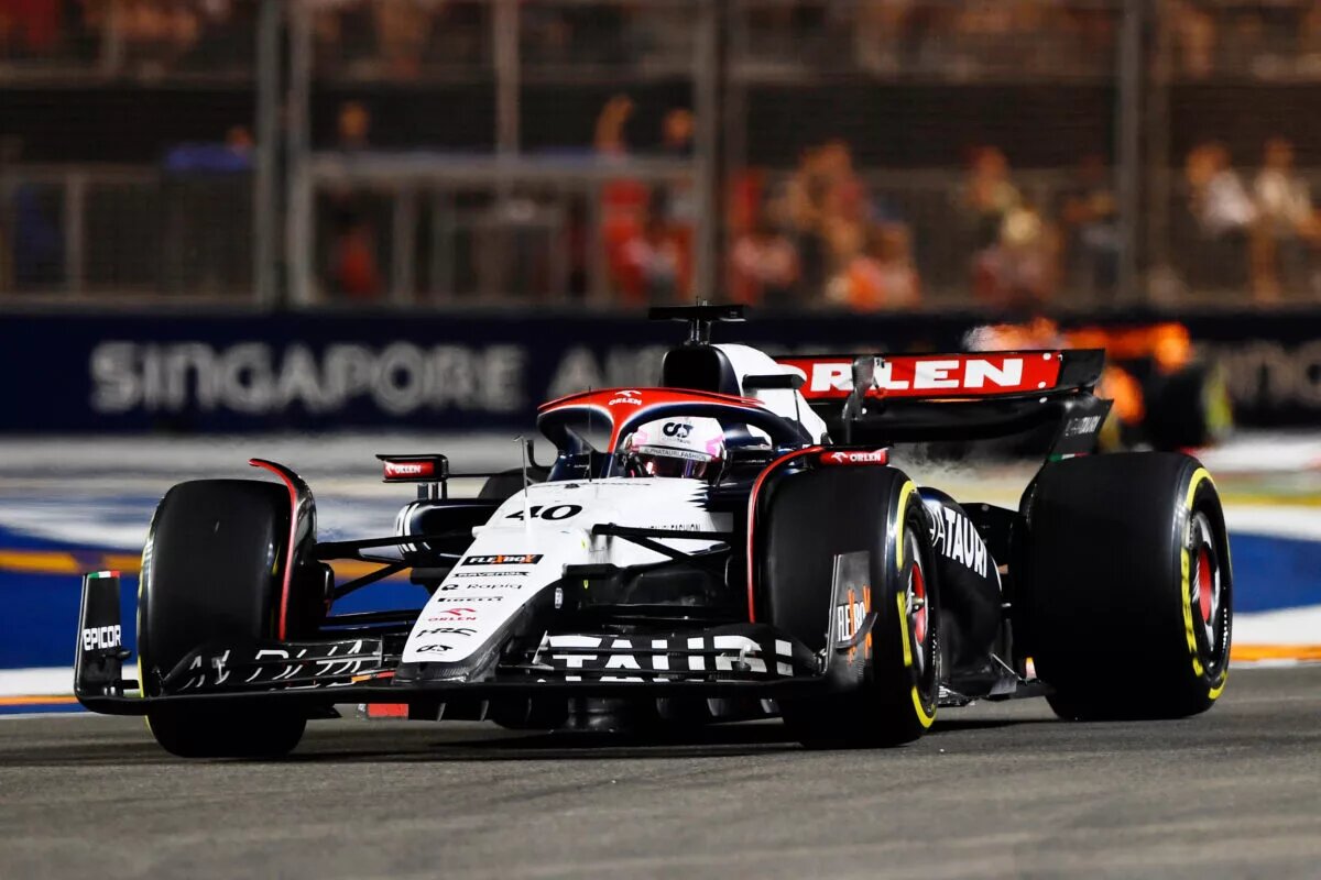 Liam Lawson at the Singapore Grand Prix, 2023
