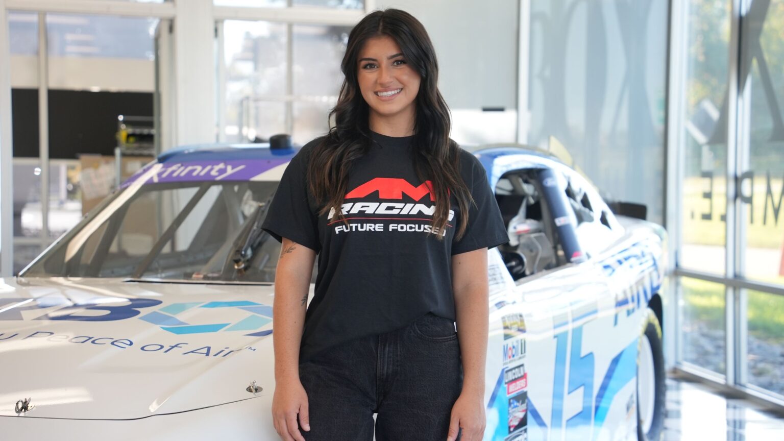 Hailie Deegan will run in the Xfinity Series full-time in 2024 with AM Racing.