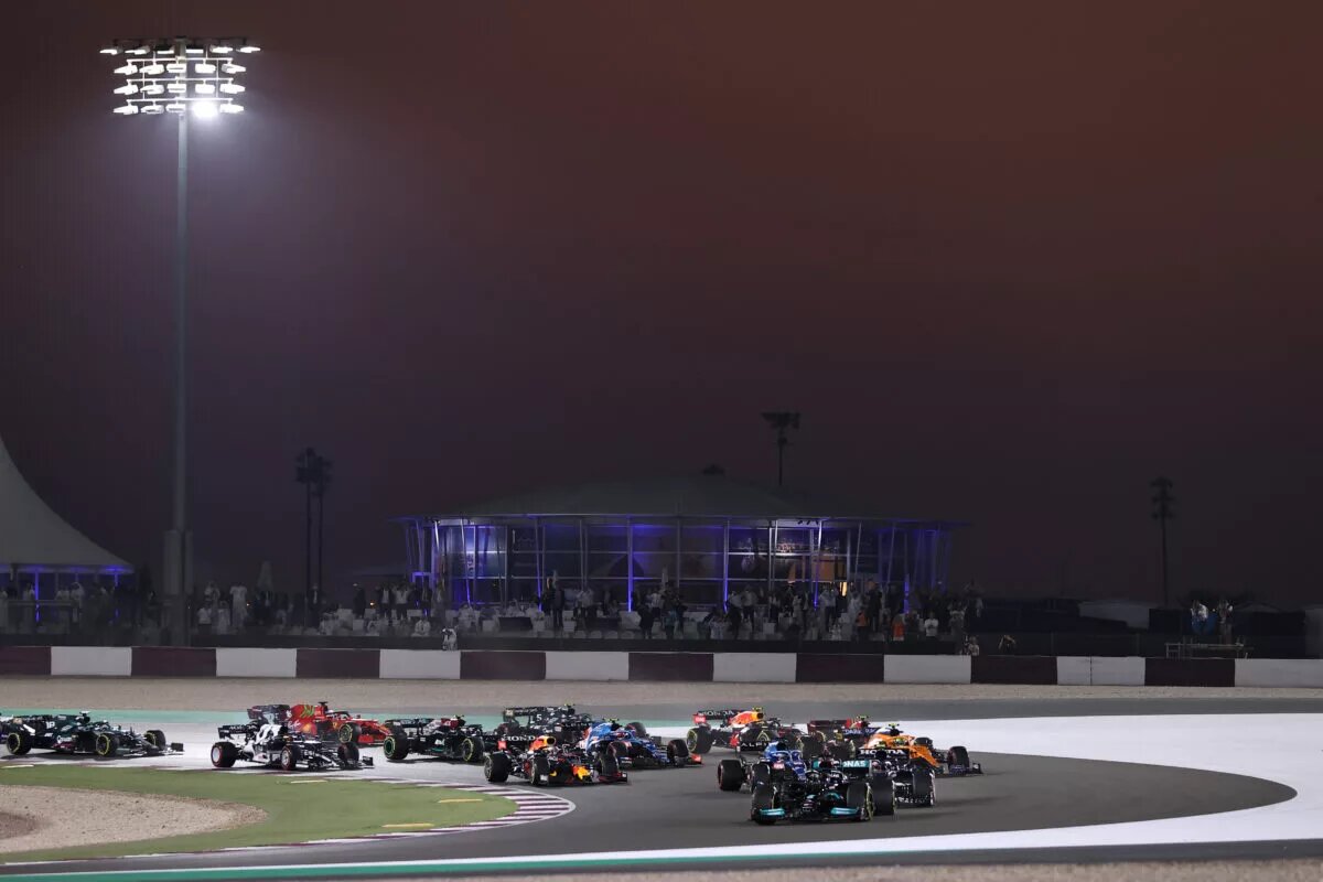 Start of the race, Formula 1 Qatar Grand Prix, 2021
