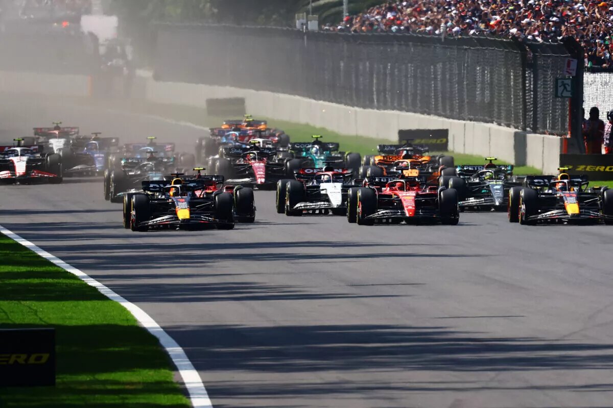 The Start of the Mexican Grand Prix, 2023