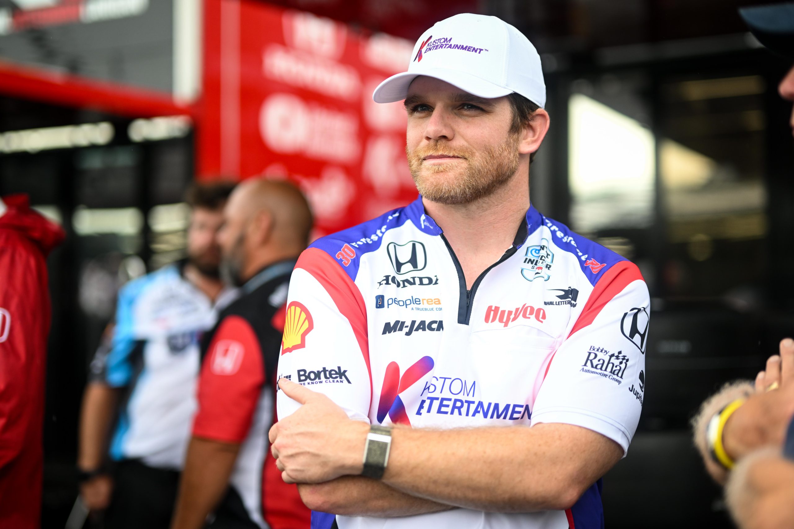 IndyCar Driver Conor Daly who will play in the NBA Celebrity All-Star Game