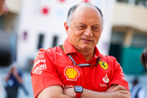 Ferrari team principal Fred Vassuer during the Bahrain Grand Prix weekend