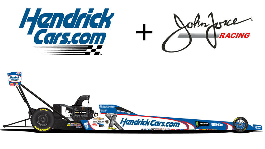 Rick Hendrick and Hendrick Cars partner with John Force Racing this weekend in Charlotte