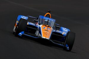 Kyle Larson during Indy 500 practice