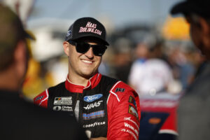 SOUTH CAROLINA - SEPTEMBER 03: Ryan Preece, driver of the #41 HaasTooling.com Ford, waits on the grid prior to the NASCAR Cup Series Cook Out Southern 500 at Darlington Raceway on September 03, 2023 in Darlington, South Carolina. (Photo by James Gilbert/Getty Images)