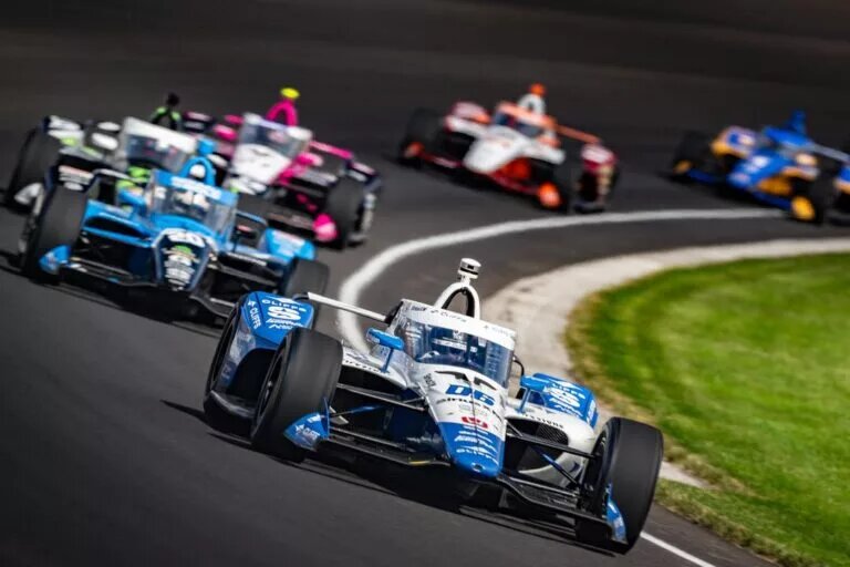 Helio Castroneves - 108th Running of the Indianapolis 500 - By: Karl Zemlin
