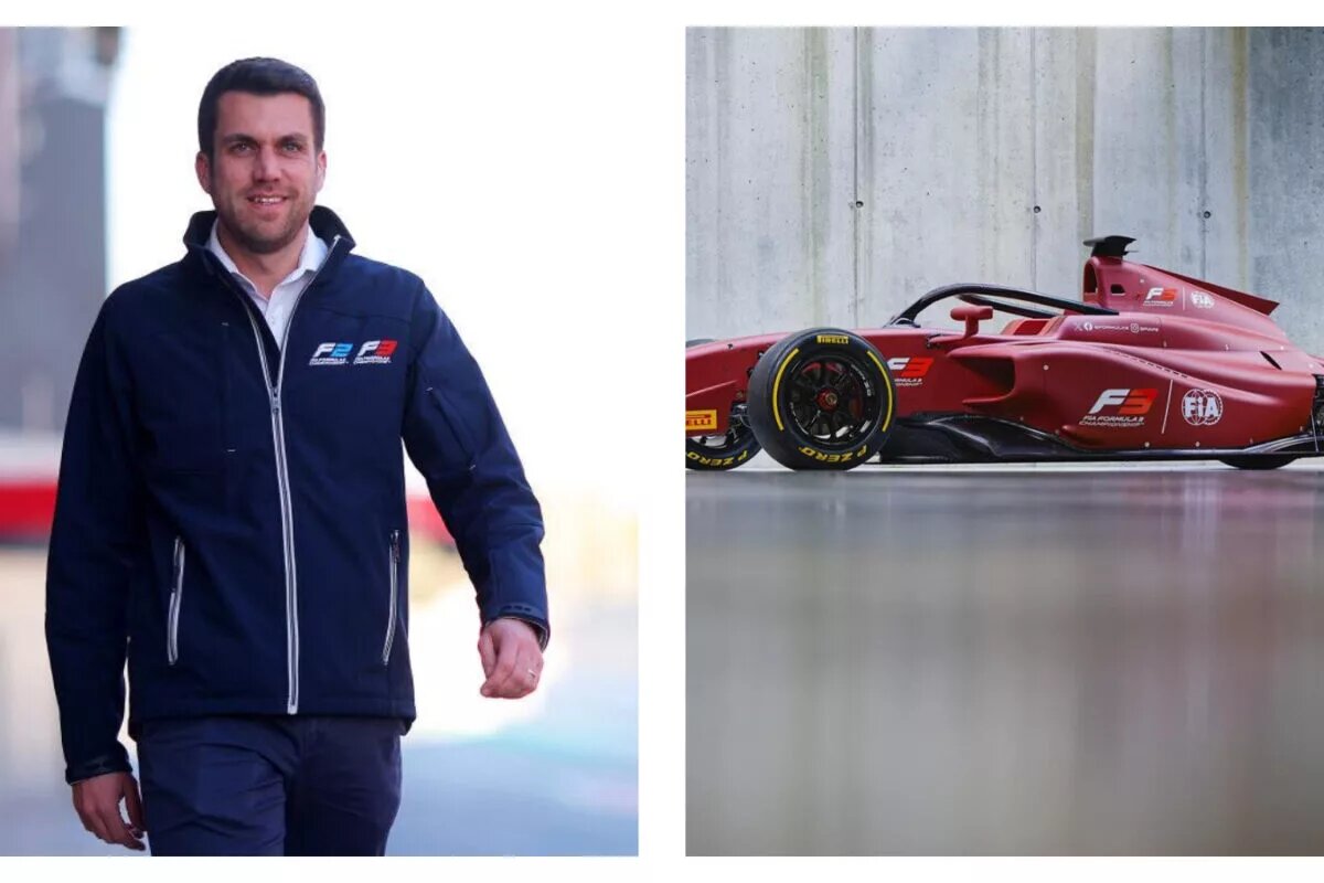 Pierre-Alain Michot and the Dallara F3 car (Photo credit: Formula Motorsport Limited)