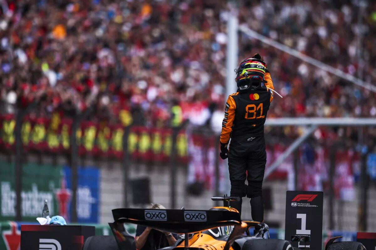 Oscar Piastri, McLaren, wins the 2025 Chinese GP