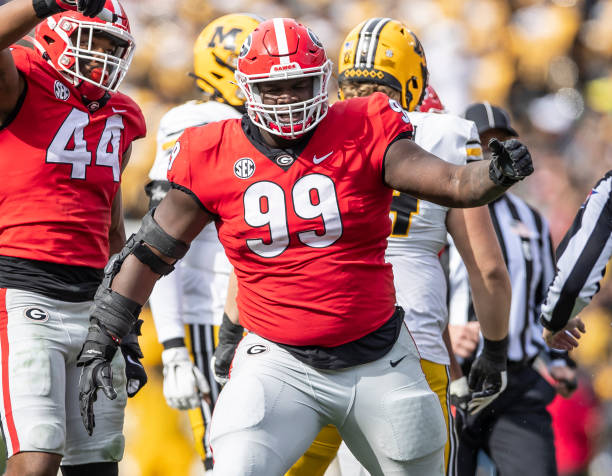 Jordan Davis Defensive Tackle Georgia