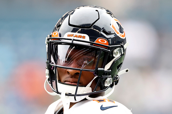 Chicago Bears wide receiver Darnell Mooney (11) during a preseason