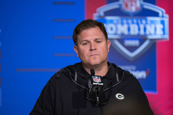 Brian Gutekunst, at the NFL Draft, is a big reason why the Packers are struggling in 2022.