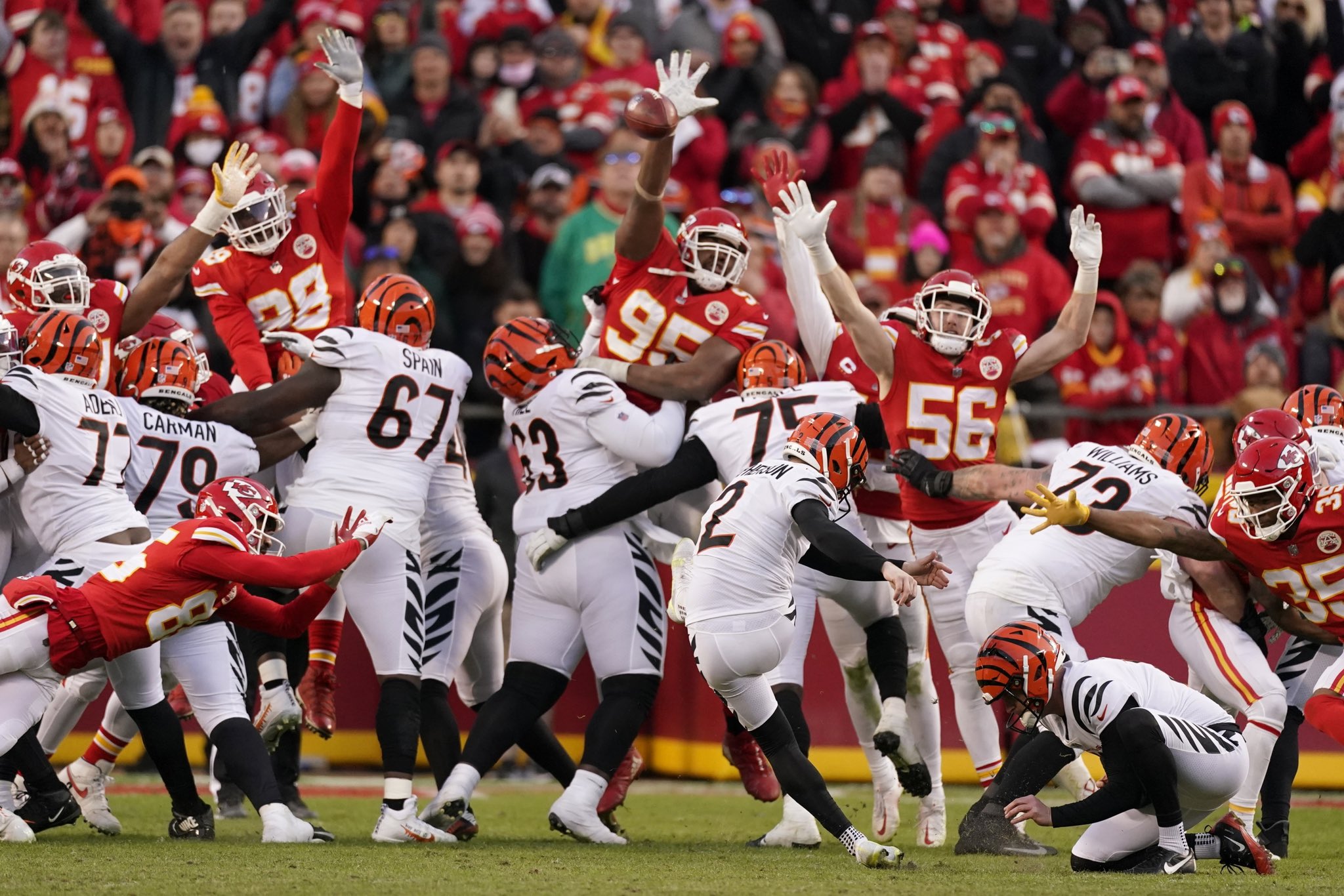 KC Chiefs kicker Harrison Butker is under pressure in 2023