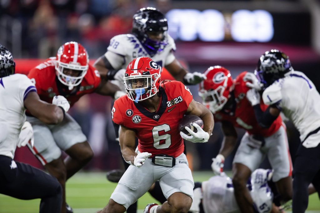 James Cook Running Back Georgia  NFL Draft Profile & Scouting Report