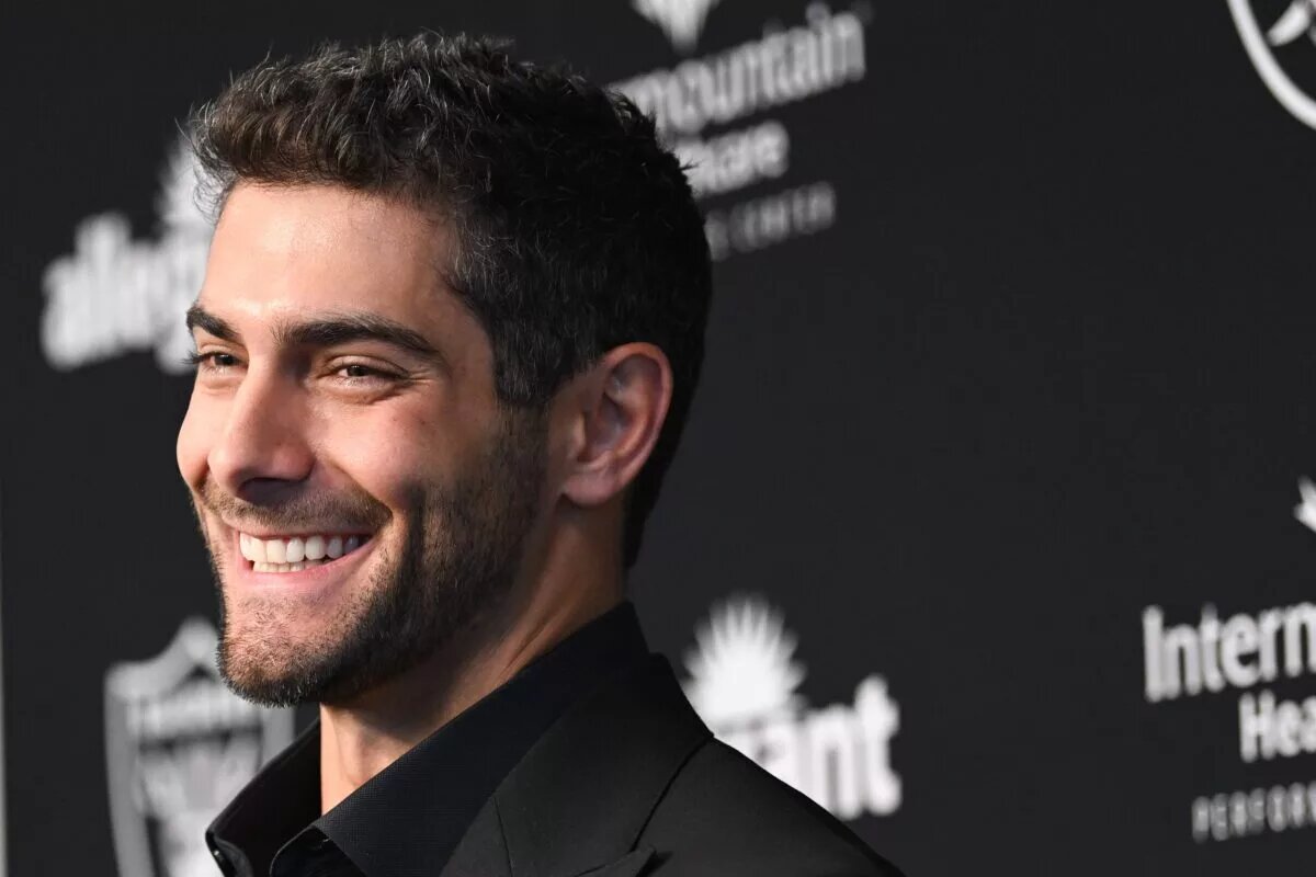 Quarterback Jimmy Garoppolo