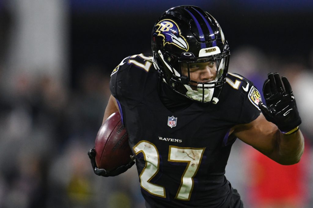 J.K. Dobbins Fantasy Outlook & Injury Update 2022 (Will He Take Over the  Ravens' Backfield?)