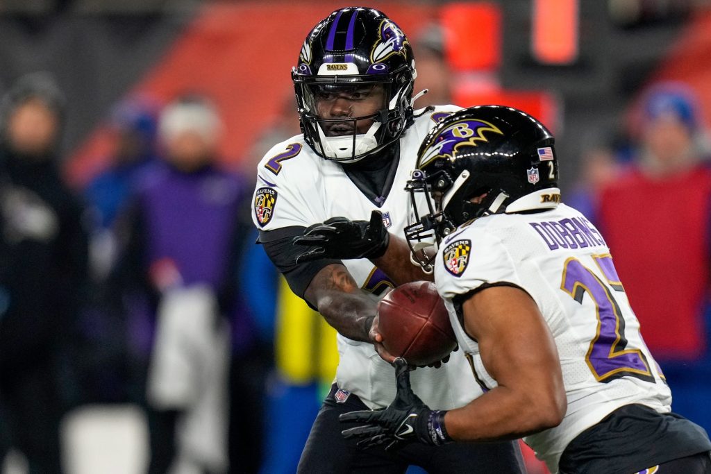 John Harbaugh says Ravens will not look to add RB after losing J.K. Dobbins  for rest of season