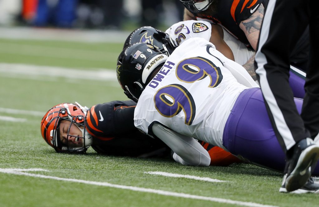 Season-ending injury for Ravens edge rusher David Ojabo?