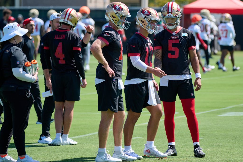 NFL: Trey Lance's San Francisco 49ers future unclear as Sam Darnold wins  back-up quarterback role to Brock Purdy, NFL News