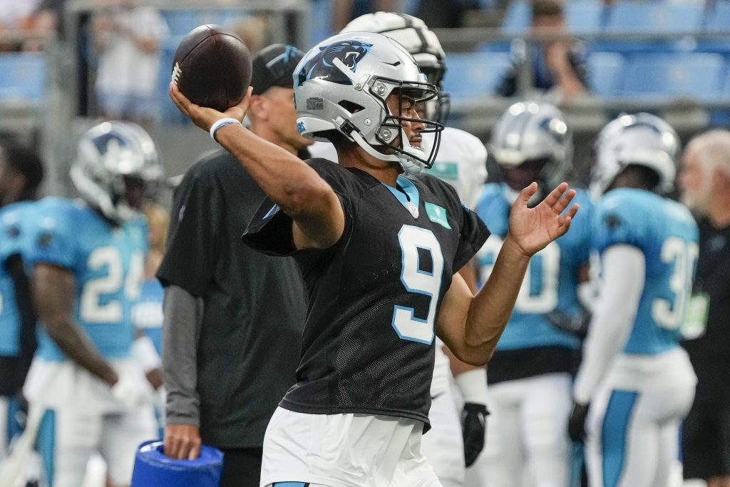 Panthers pumping up Young before first preseason game