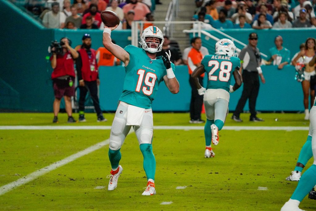 Skylar Thompson, Miami Dolphins QB, has incredible preseason