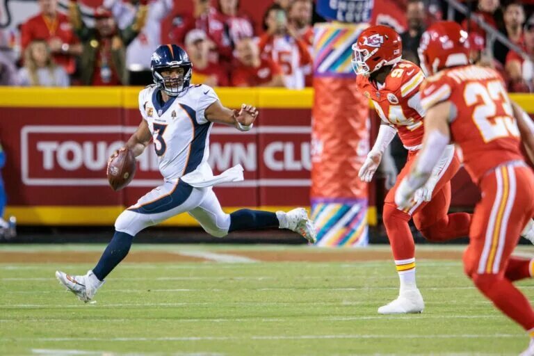 Denver Broncos quarterback Russell Wilson (3)