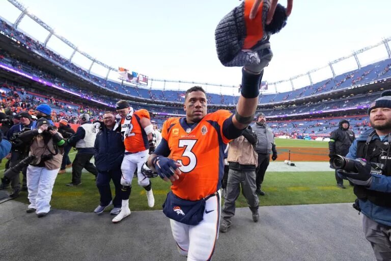 Denver Broncos quarterback Russell Wilson