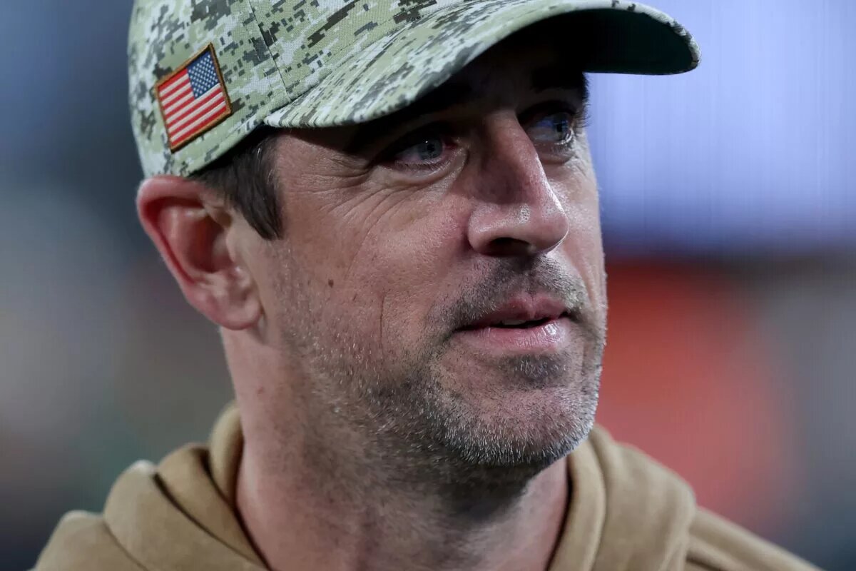 New York Jets quarterback Aaron Rodgers