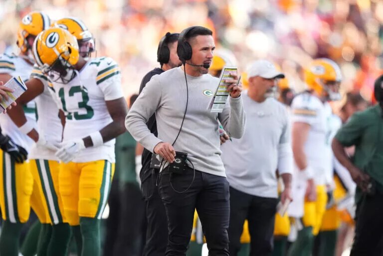 Green Bay Packers head coach Matt LaFleur
