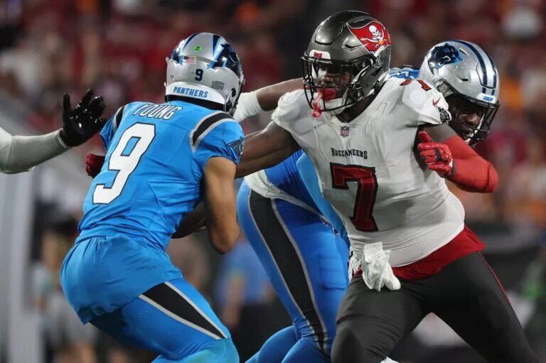 carolina panthers performance vs buccaneers