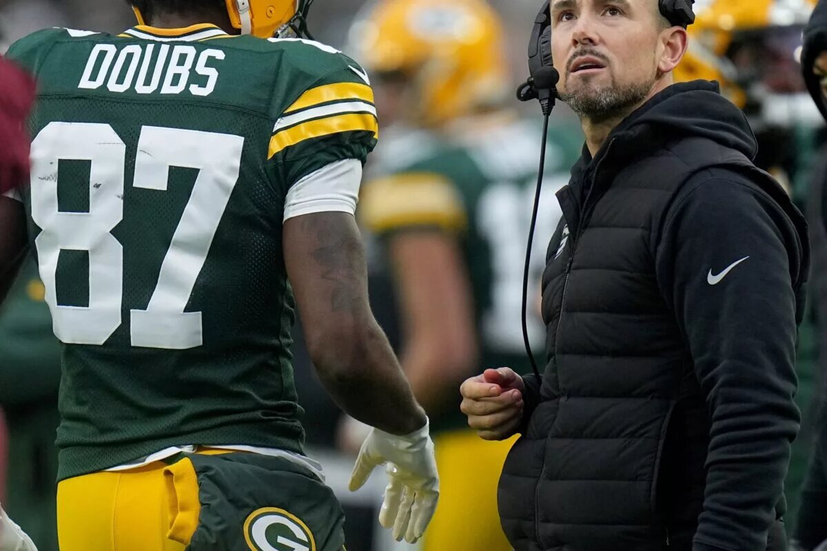Green Bay Packers head coach Matt LaFleur