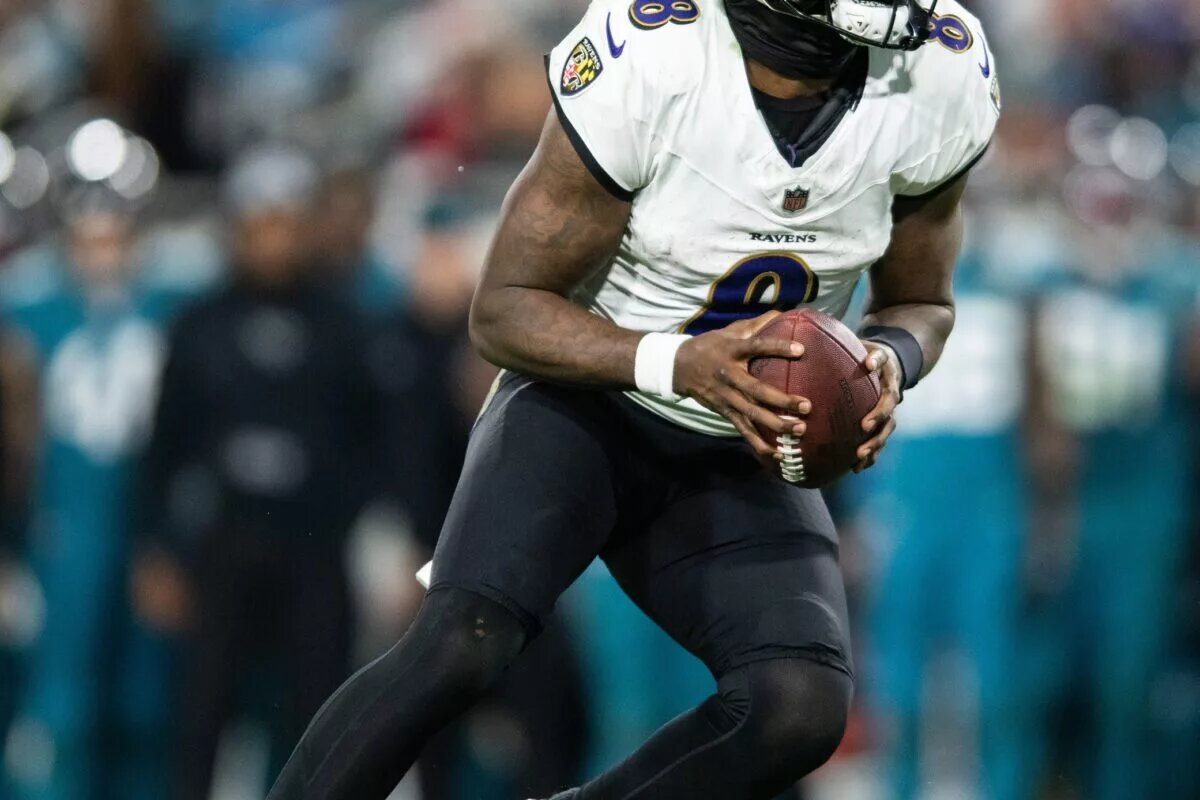 Baltimore Ravens quarterback Lamar Jackson