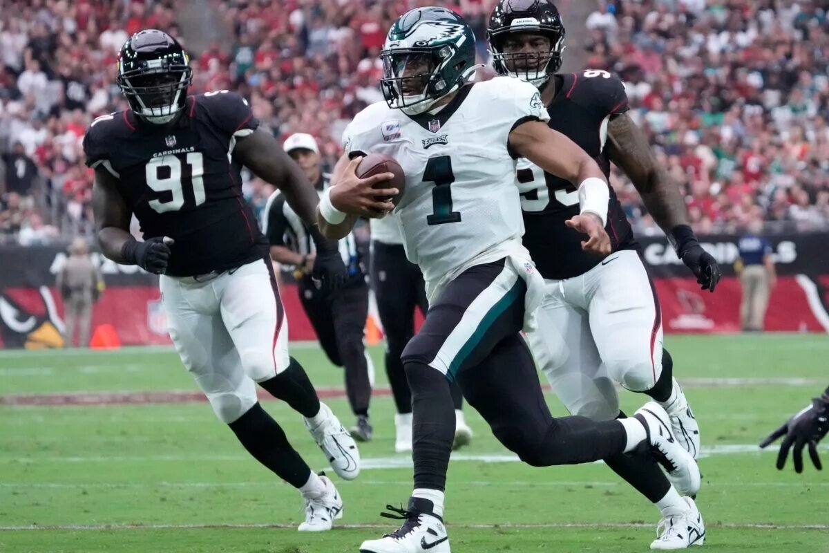 Philadelphia Eagles quarterback Jalen Hurts