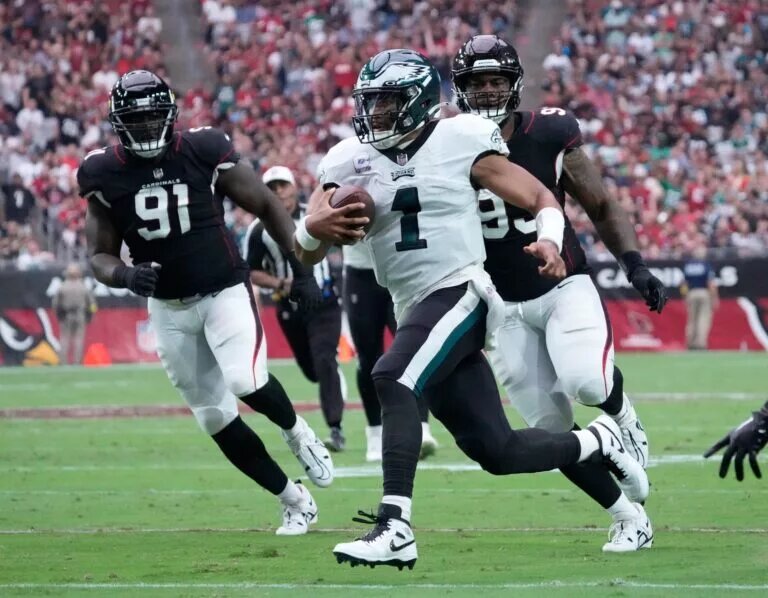 Philadelphia Eagles quarterback Jalen Hurts