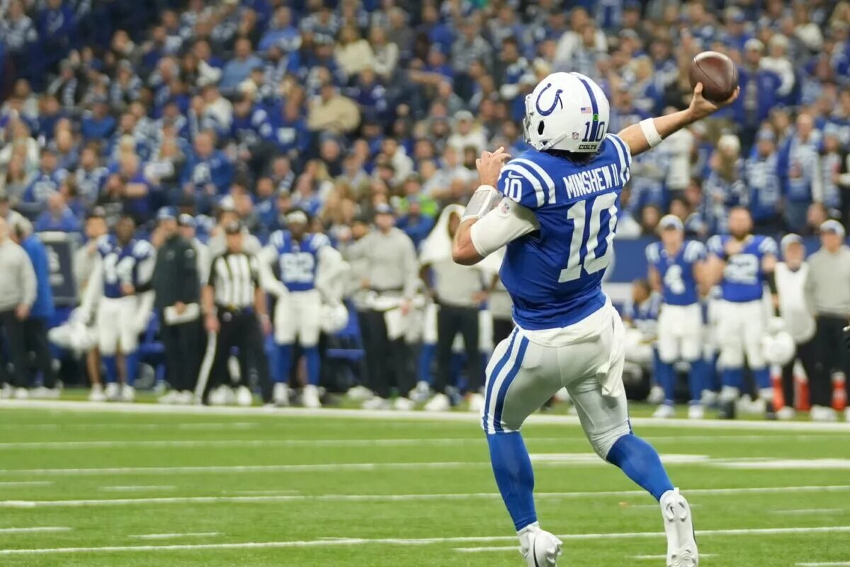 Indianapolis Colts quarterback Gardner Minshew