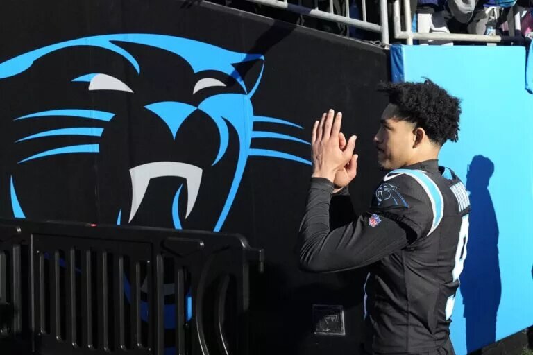 Carolina Panthers quarterback Bryce Young