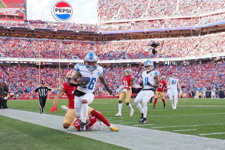 Jahmyr Gibbs, running back, Detroit Lions