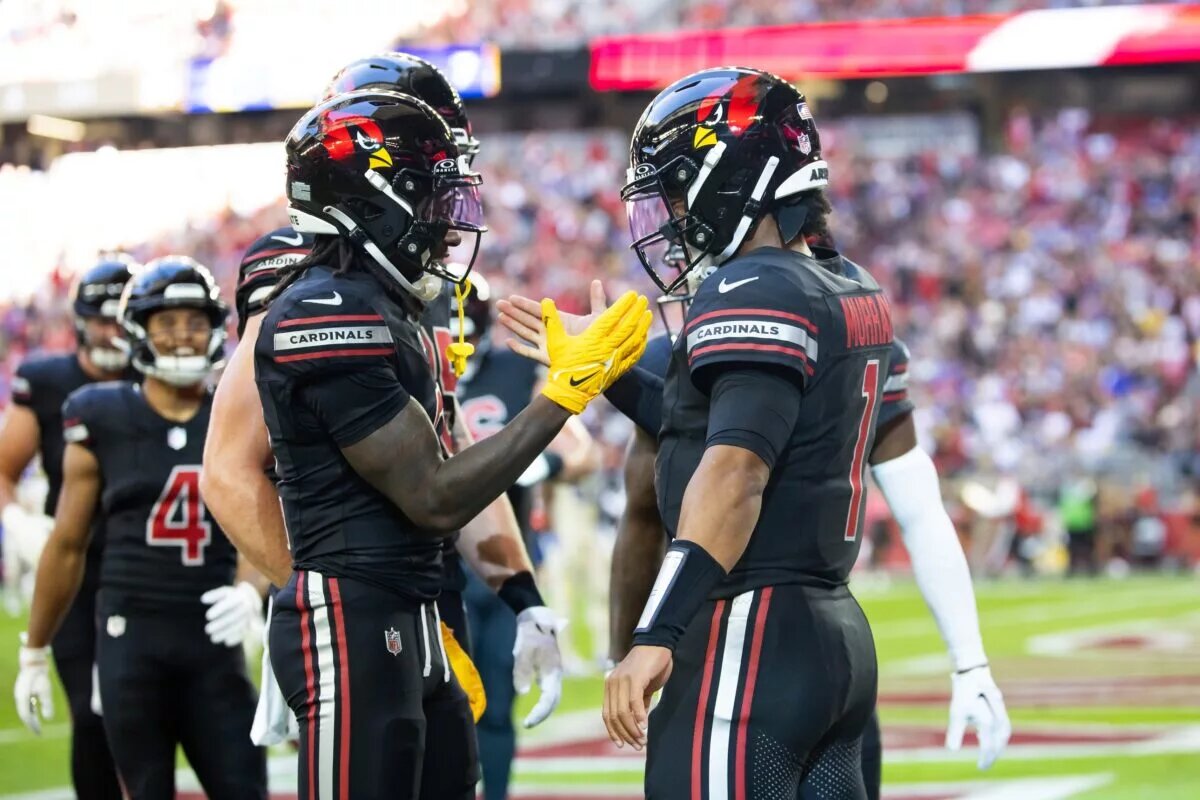 Marquise Brown and Kyler Murray