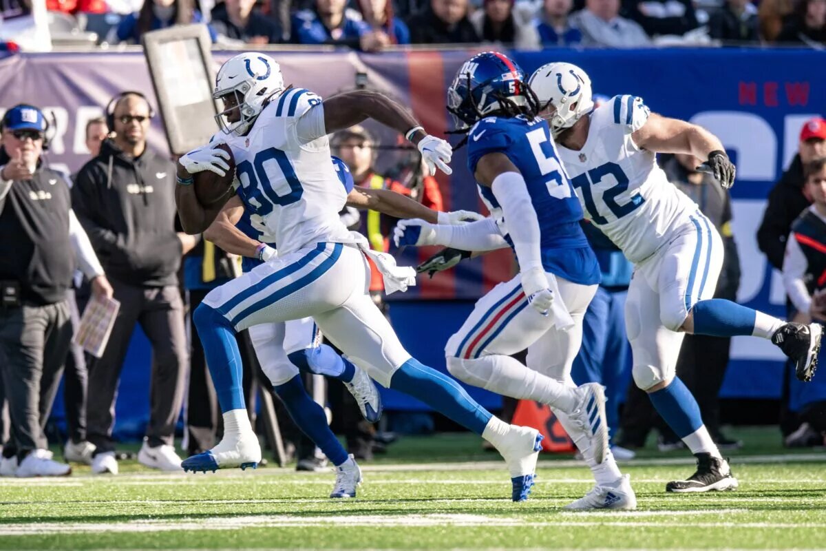 Jelani Woods. Indianapolis Colts tight end