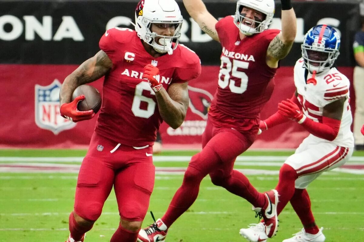 running back James Conner, Arizona Cardinals