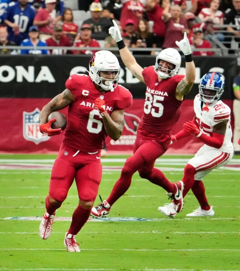 running back James Conner, Arizona Cardinals