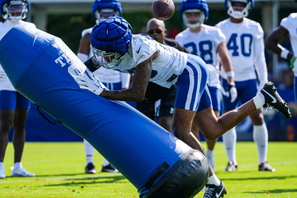Colts secondary training camp