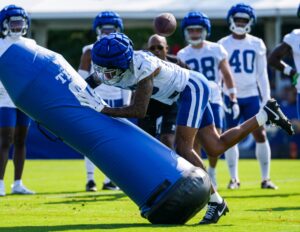 Colts secondary training camp