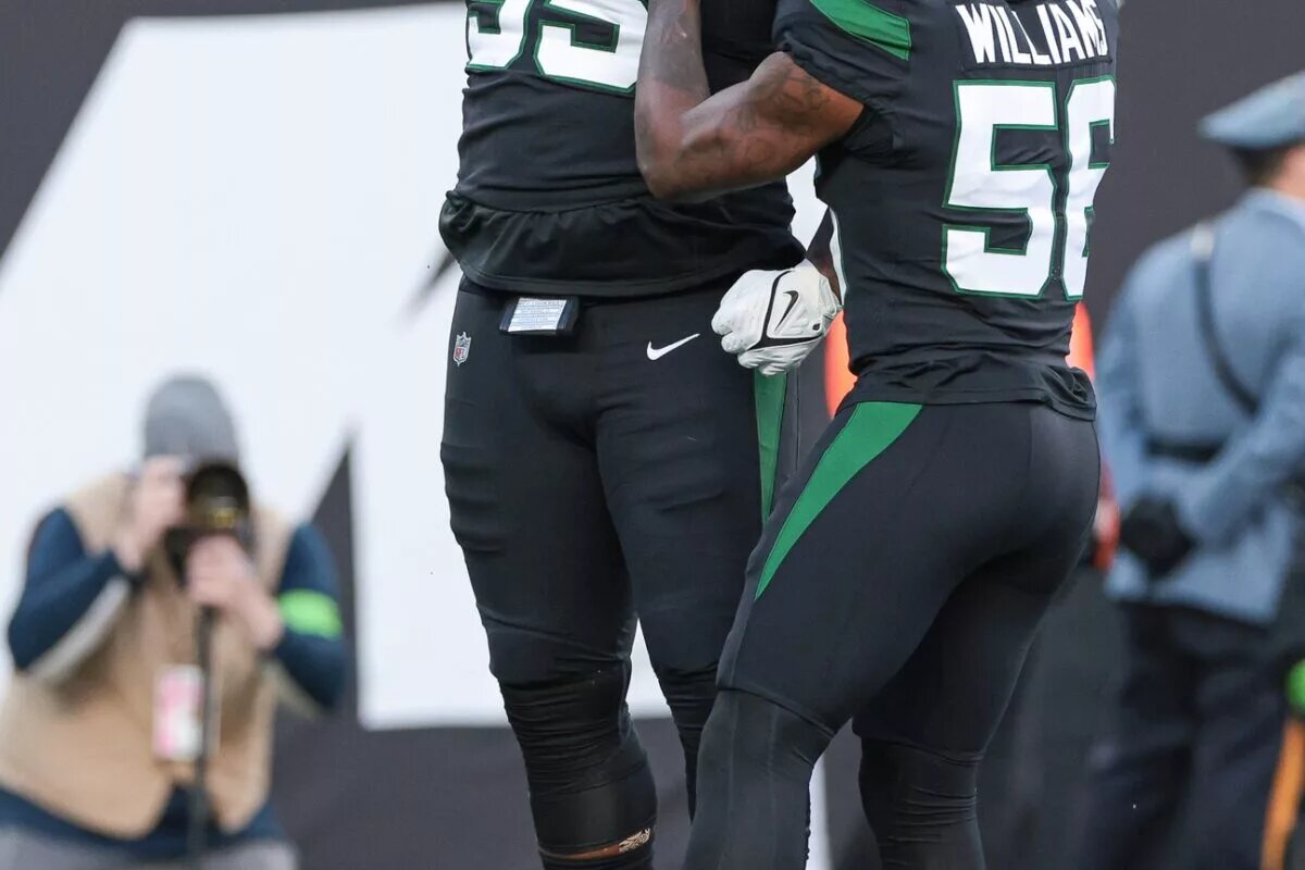 Jets defensive tackle Quinnen Williams and his brother Quincy