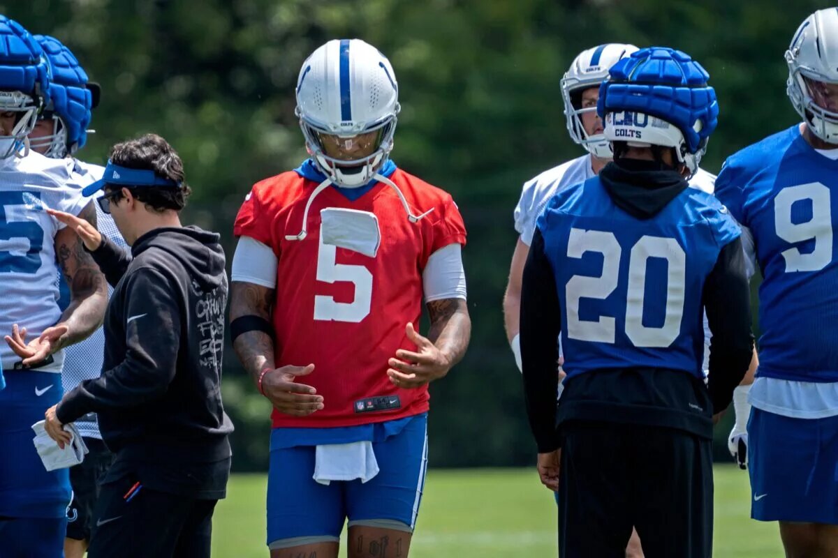Colts quarterback Anthony Richardson
