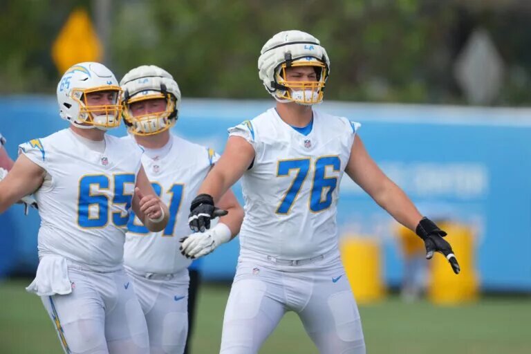 2024 NFL Draft first round pick Joe Alt of the Los Angeles Chargers