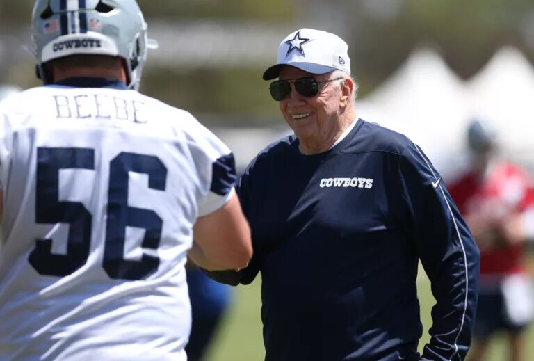 Cooper Beebe, Jerry Jones, Dallas Cowboys